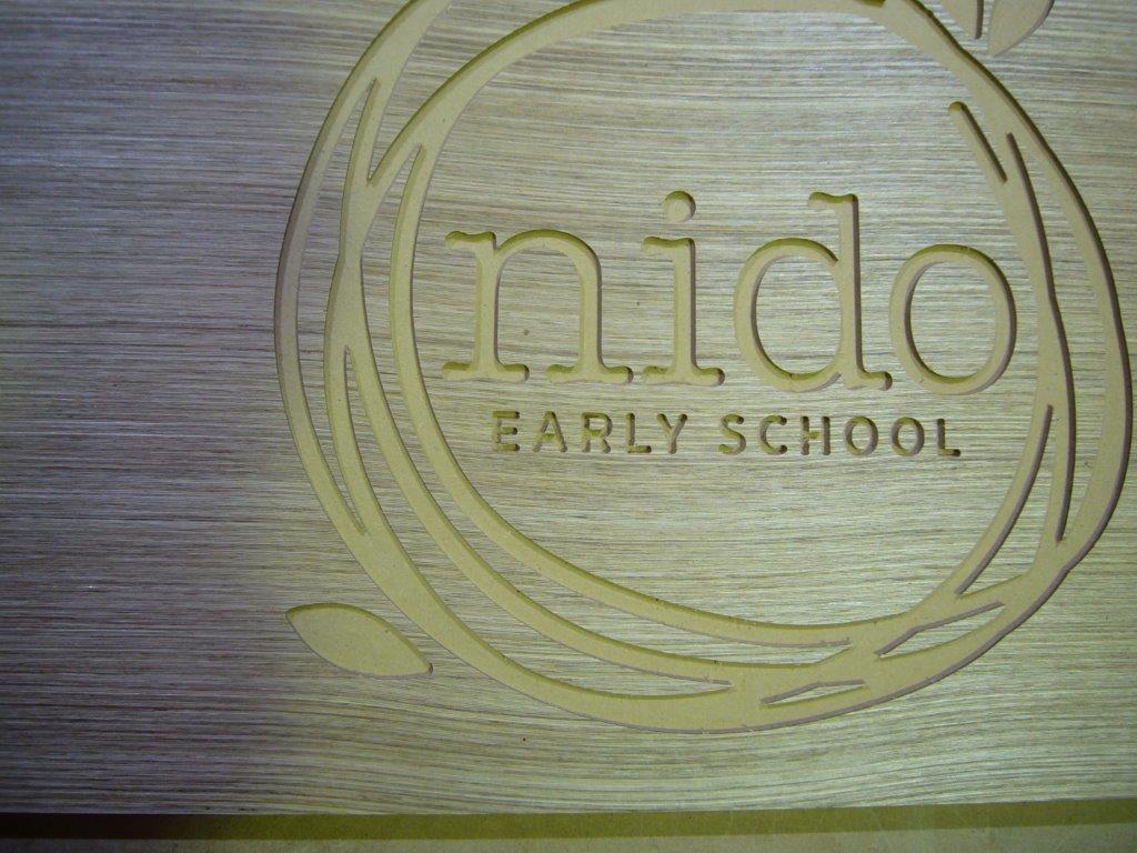 Wood Engraving Custom Logo